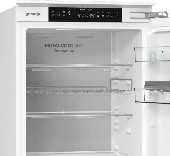 Gorenje NRKI519E82 - מקרר אינטגרלי משולב מקפיא תחתון 284 ליטר גורניה – תמונה 6