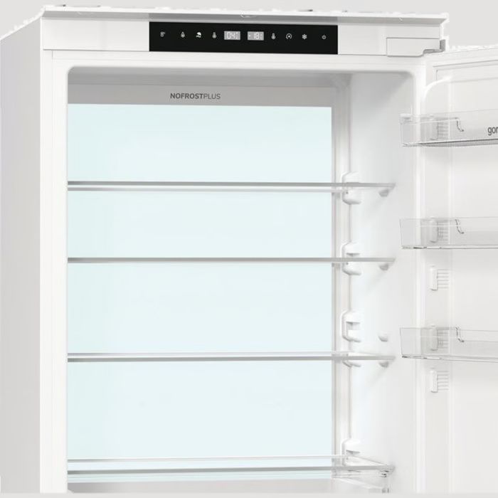 מקרר אינטגרלי 2 דלתות Gorenje NRKI619EA3 גורניה עם מקפיא תחתון בנפח 341 ליטר No Frost אינוורטר יבואן רשמי – תמונה 2