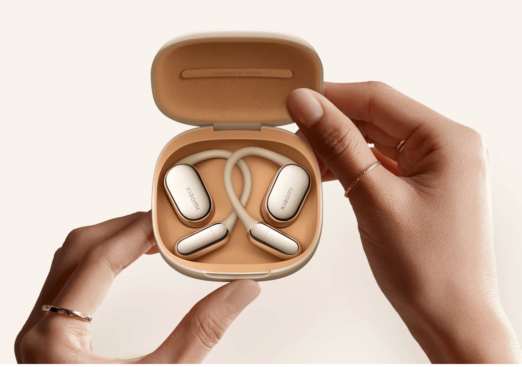 Xiaomi OpenWear Stereo Pro - אוזניות פתוחות שיאומי עם Dual-Mic ENC בצבע זהב | יבואן רשמי – תמונה 6