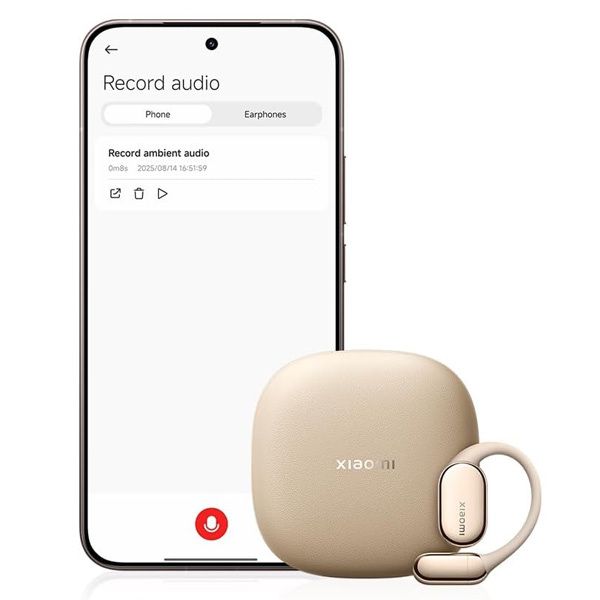 Xiaomi OpenWear Stereo Pro - אוזניות פתוחות שיאומי עם Dual-Mic ENC בצבע זהב | יבואן רשמי – תמונה 10