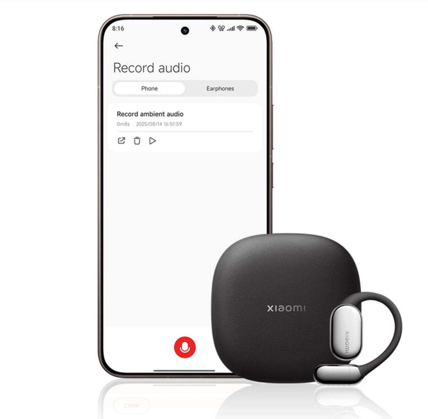 Xiaomi OpenWear Stereo Pro - אוזניות פתוחות שיאומי עם Dual-Mic ENC בצבע שחור | יבואן רשמי – תמונה 5