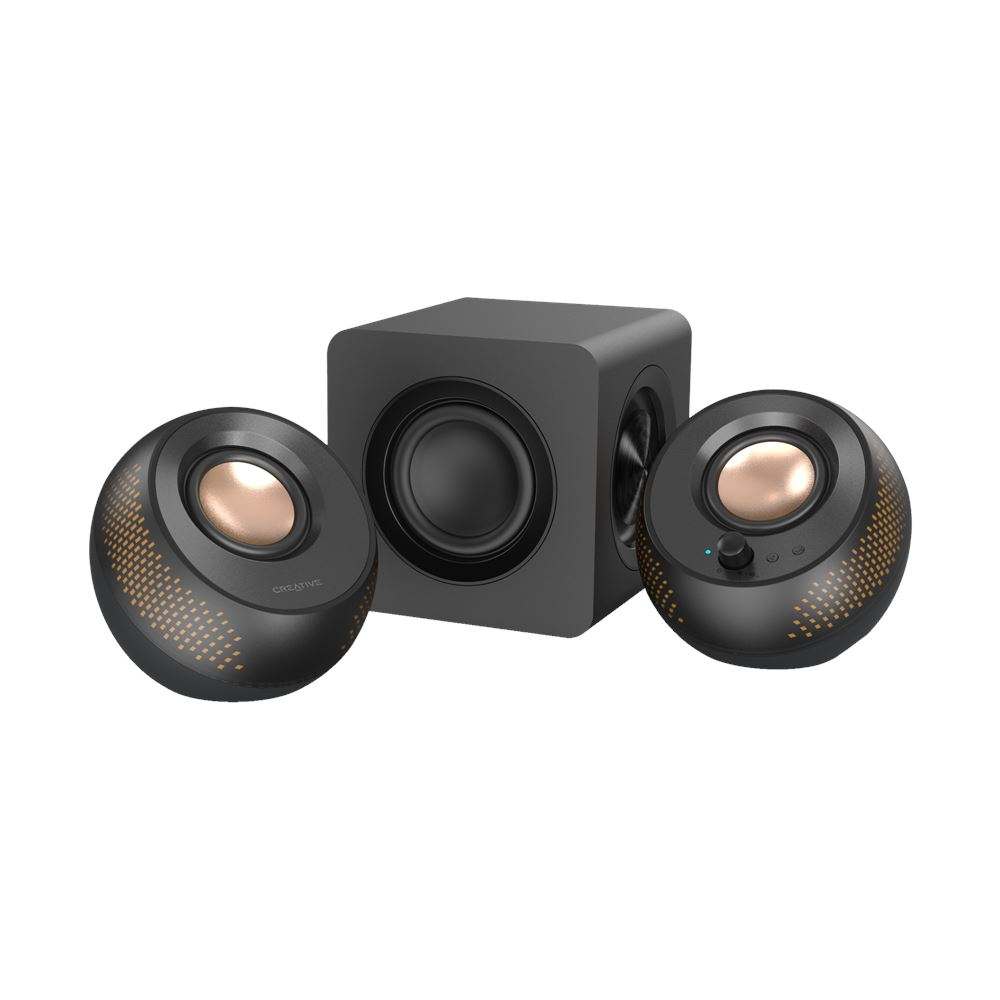 רמקולים למחשב Creative Pebble X Plus קריאטיב 2.1 עם סאב וופר ותאורת RGB עוצמת 60W יבואן רשמי – תמונה 8