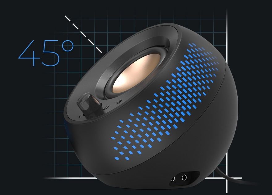 רמקולים למחשב Creative Pebble X עם תאורת RGB ועוצמת 60W לקונסולות וגיימינג קריאייטיב יבואן רשמי