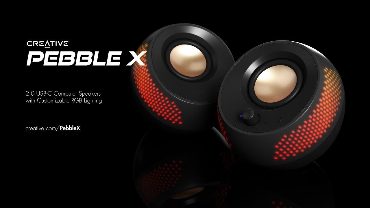 רמקולים למחשב Creative Pebble X עם תאורת RGB ועוצמת 60W לקונסולות וגיימינג קריאייטיב יבואן רשמי – תמונה 4
