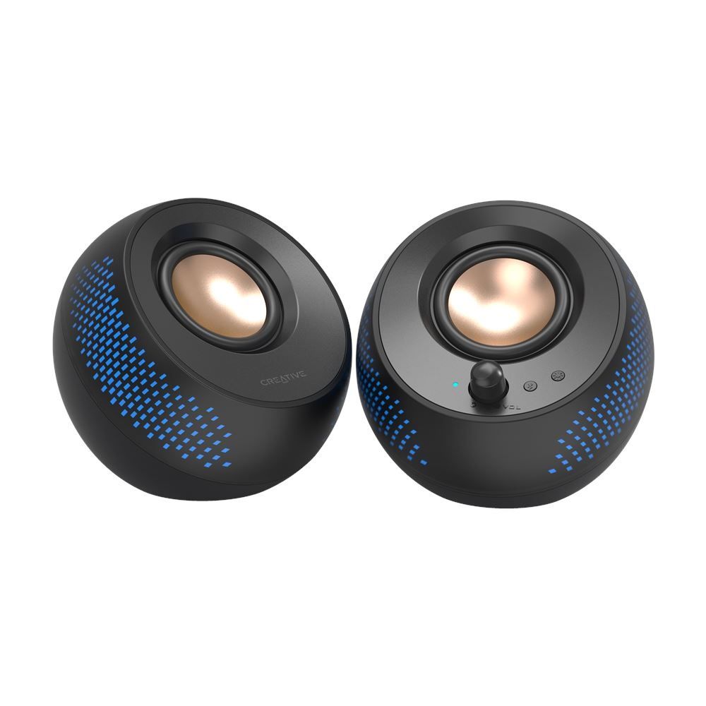 רמקולים למחשב Creative Pebble X עם תאורת RGB ועוצמת 60W לקונסולות וגיימינג קריאייטיב יבואן רשמי – תמונה 5
