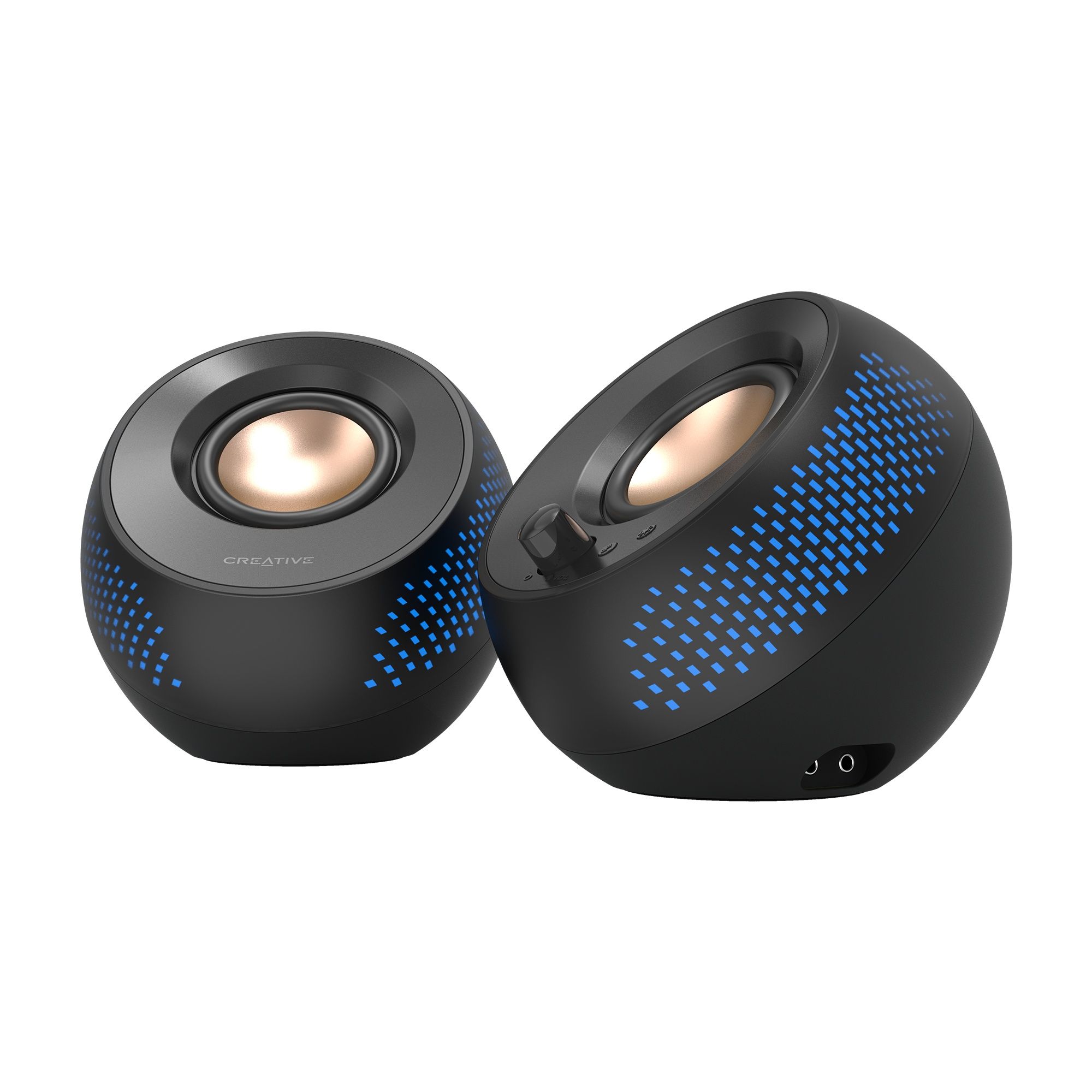 רמקולים למחשב Creative Pebble X עם תאורת RGB ועוצמת 60W לקונסולות וגיימינג קריאייטיב יבואן רשמי – תמונה 8