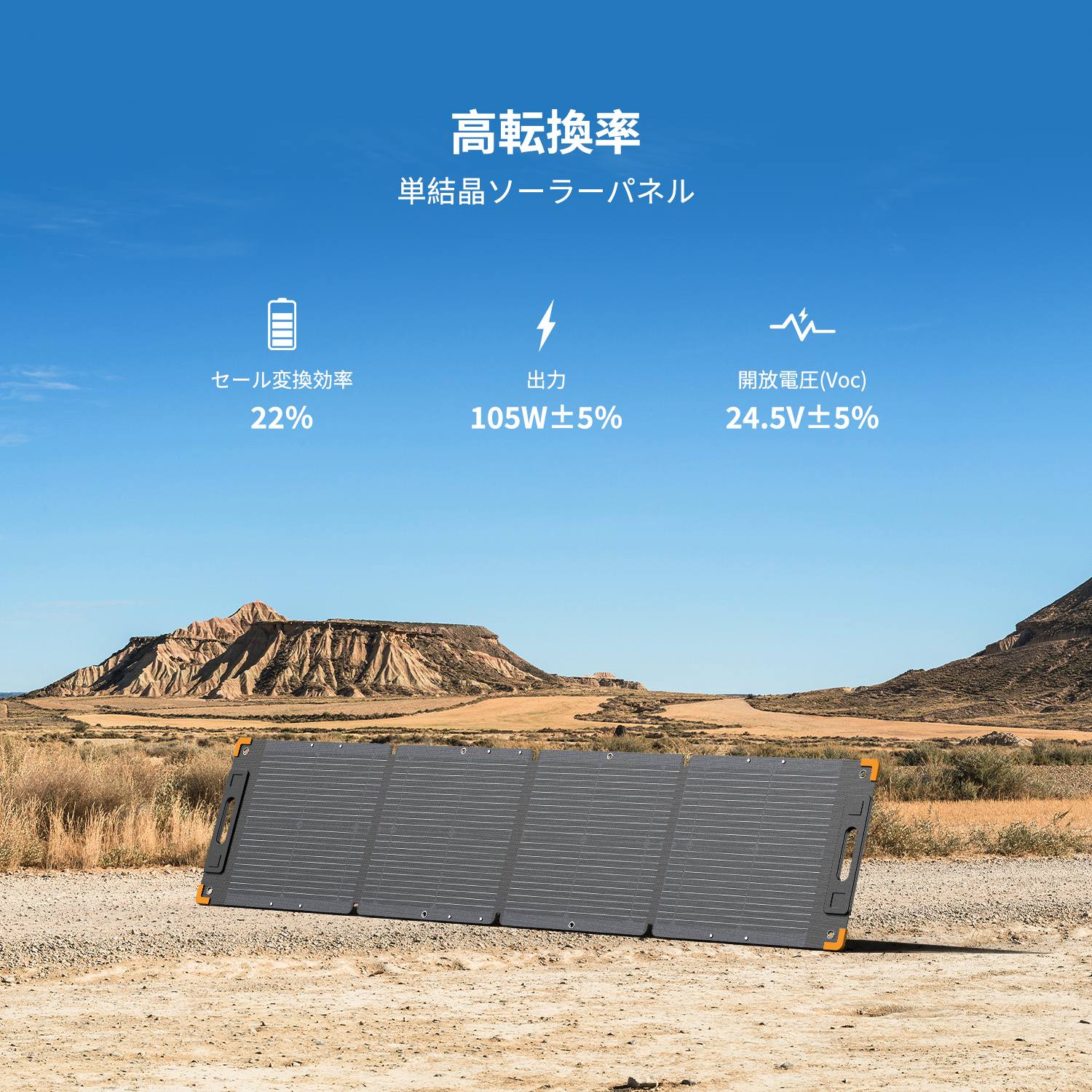 PECRON 100W PCLL-YT100W – פאנל סולארי מתקפל IP67 לקמפינג וגיבוי | יבואן רשמי – תמונה 3