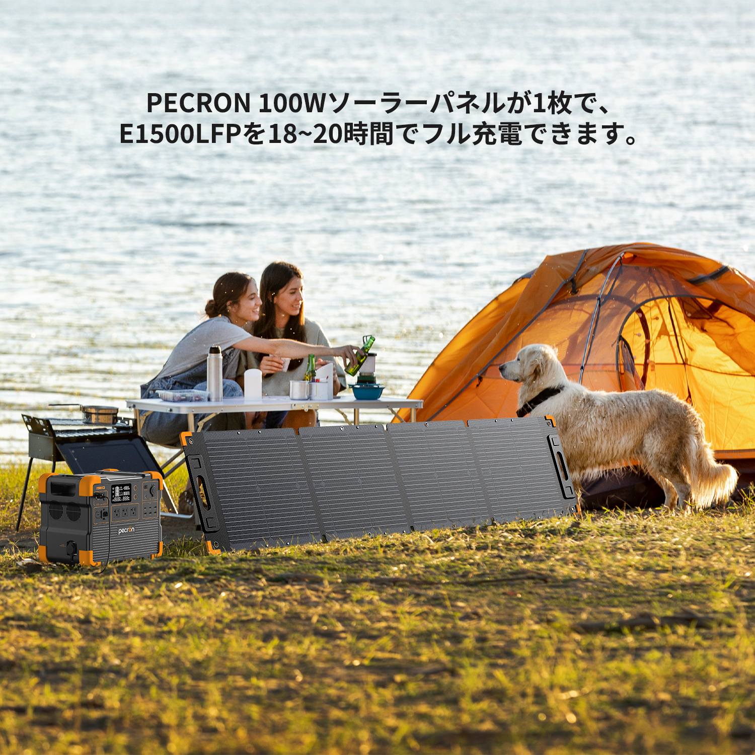 PECRON 100W PCLL-YT100W – פאנל סולארי מתקפל IP67 לקמפינג וגיבוי | יבואן רשמי – תמונה 5