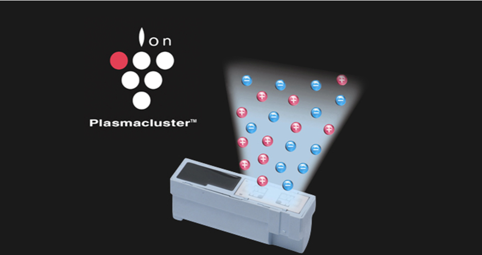 טכנולוגיית PLASMACLUSTER  מערכת ה PLASMACLUSTER הבלעדית של SHARP מנטרלת ביעילות בקטריות ונבגי עובש הנישאים בחלל המקרר.