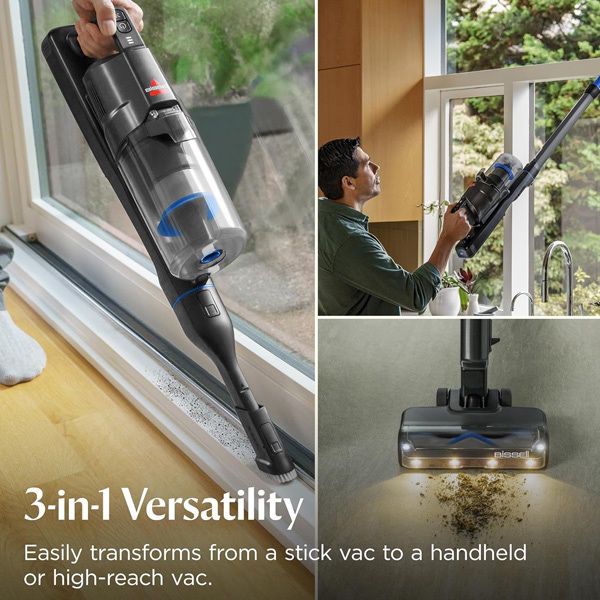 Bissell PowerClean Furguard 280W שואב אבק אלחוטי עוצמתי לשיער ולכלוך | יבואן רשמי-משלוח מהיר – תמונה 3