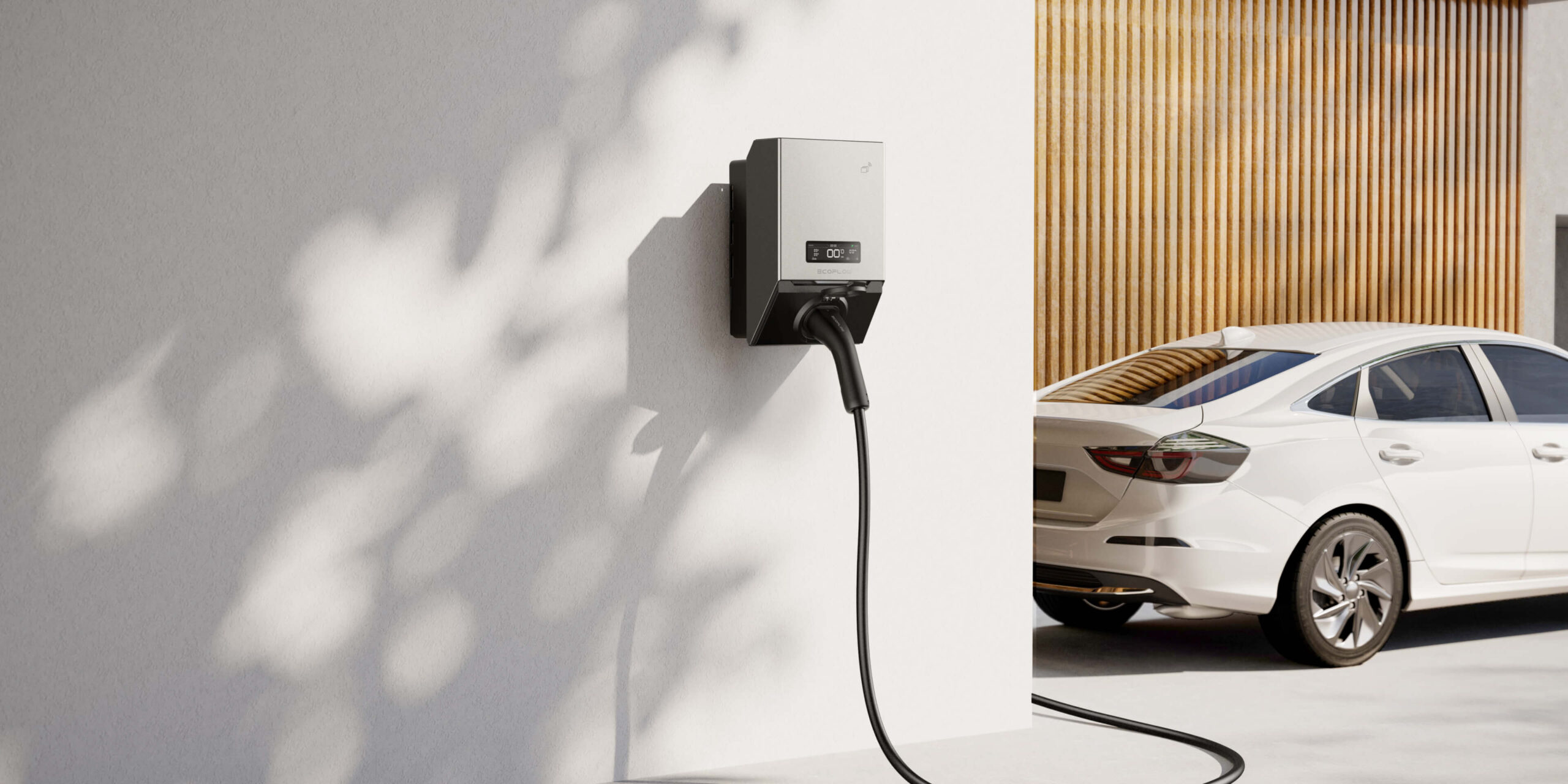 EcoFlow PowerPulse 11KW - עמדת טעינה חכמה לרכב חשמלי לבית ולחניה