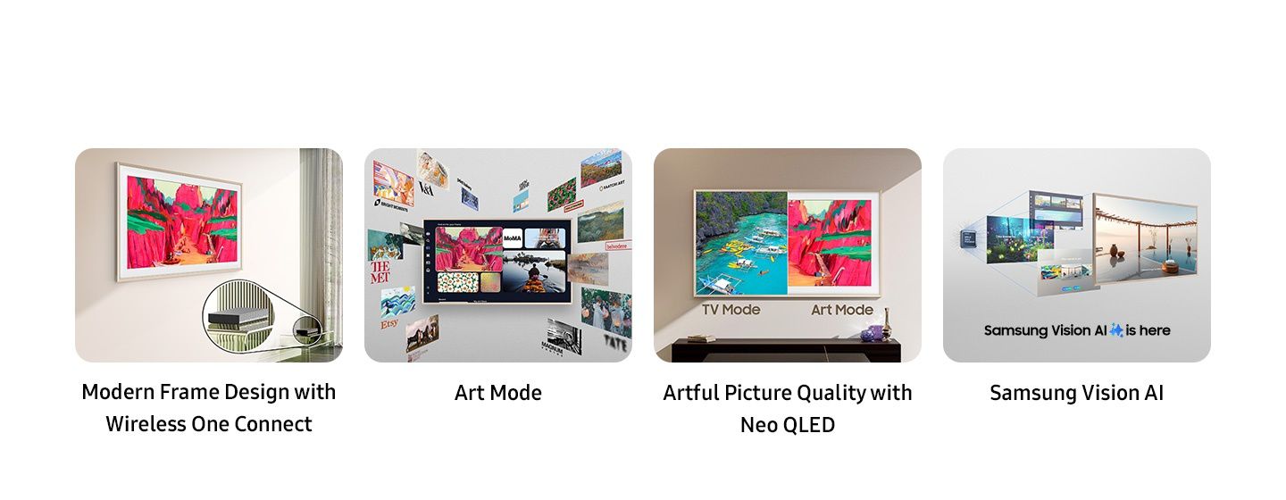 SAMSUNG QE75LS03F The Frame Pro טלוויזיה חכמה 75 אינץ’ Neo-QLED 4K | יבואן רשמי-סמסונג ישראל – תמונה 6