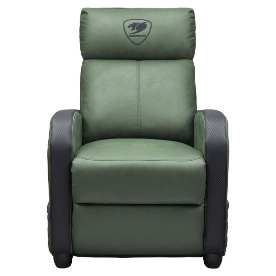 ספת גיימינג נשכבת COUGAR RANGER ELITE Army Green קוגר 160° ריפוד עור PVC עד 135 ק"ג | יבואן רשמי – תמונה 2