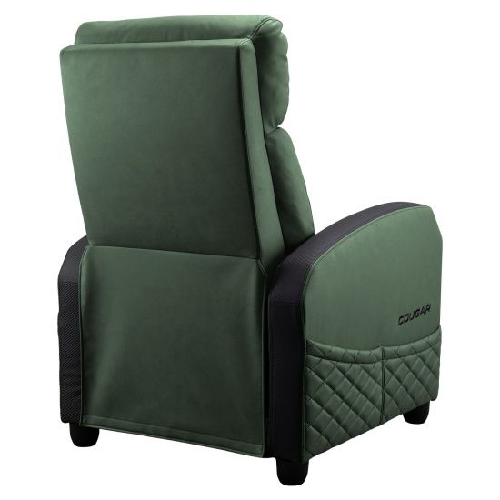 ספת גיימינג נשכבת COUGAR RANGER ELITE Army Green קוגר 160° ריפוד עור PVC עד 135 ק"ג | יבואן רשמי – תמונה 4