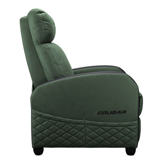 ספת גיימינג נשכבת COUGAR RANGER ELITE Army Green קוגר 160° ריפוד עור PVC עד 135 ק"ג | יבואן רשמי – תמונה 6