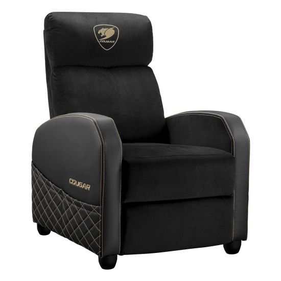ספת גיימינג נשכבת COUGAR RANGER ELITE Gold קוגר 160° ריפוד עור PVC עד 135 ק"ג | יבואן רשמי – תמונה 4