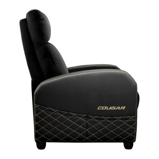 ספת גיימינג נשכבת COUGAR RANGER ELITE Gold קוגר 160° ריפוד עור PVC עד 135 ק"ג | יבואן רשמי – תמונה 6