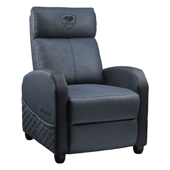 ספת גיימינג נשכבת COUGAR RANGER ELITE Navy Blue קוגר 160° ריפוד עור PVC עד 135 ק"ג | יבואן רשמי – תמונה 3