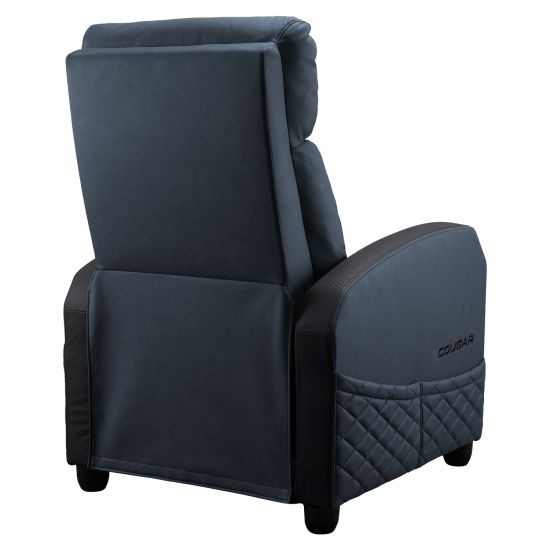 ספת גיימינג נשכבת COUGAR RANGER ELITE Navy Blue קוגר 160° ריפוד עור PVC עד 135 ק"ג | יבואן רשמי – תמונה 4
