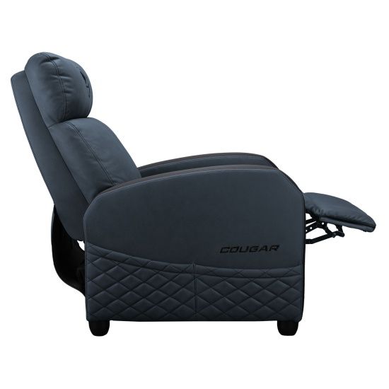 ספת גיימינג נשכבת COUGAR RANGER ELITE Navy Blue קוגר 160° ריפוד עור PVC עד 135 ק"ג | יבואן רשמי – תמונה 7