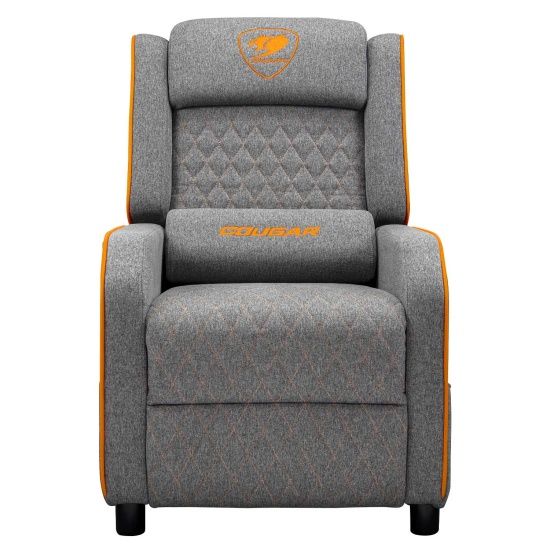 ספת גיימינג COUGAR RANGER ONE Gray קוגר כורסה מבד נושם, הטיה 160 מעלות ומשקל 150 ק"ג | יבואן רשמי