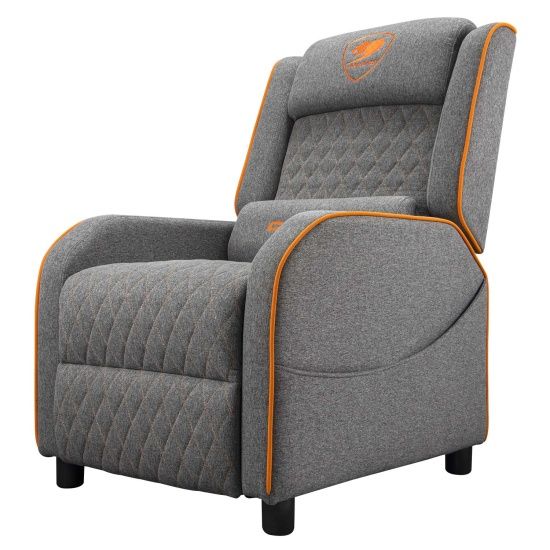 ספת גיימינג COUGAR RANGER ONE Gray קוגר כורסה מבד נושם, הטיה 160 מעלות ומשקל 150 ק"ג | יבואן רשמי – תמונה 8