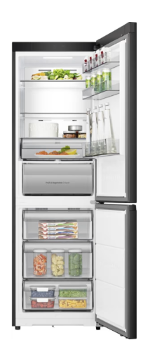מקרר 2 דלתות מקפיא תחתון HISENSE RB3K330SEFE הייסנס 330 ליטר NO-FROST נירוסטה מושחרת יבואן רשמי