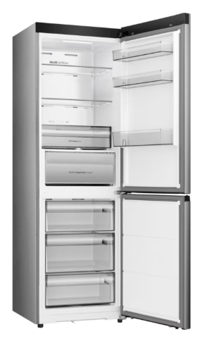 מקרר 2 דלתות מקפיא תחתון HISENSE RB3K330SEIE הייסנס 330 ליטר NO-FROST נירוסטה יבואן רשמי