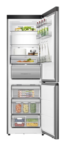 מקרר 2 דלתות מקפיא תחתון HISENSE RB3K330SEIE הייסנס 330 ליטר NO-FROST נירוסטה יבואן רשמי – תמונה 2