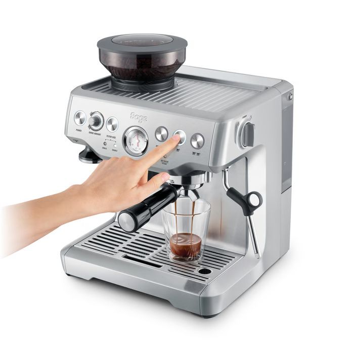 מכונת אספרסו Sage SES875BSS Barista Express סייג' טוחנת חצי אוטומטית משולבת פולי קפה בריסטה 15 בר PID יבואן רשמי – תמונה 4
