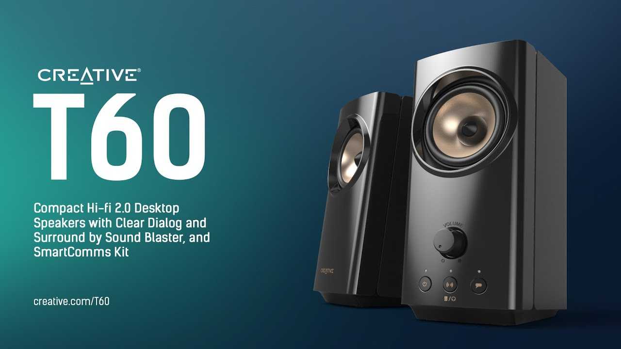 רמקולים למחשב Creative T60 רמקולי סטריאו קריאייטיב 2.0 עם בלוטות' וחיבור USB-C יבואן רשמי – תמונה 8