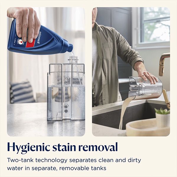 Bissell SpotClean ProHeat 3924N - מכונת ניקוי ריפודים חשמלית עוצמתית | יבואן רשמי – תמונה 3
