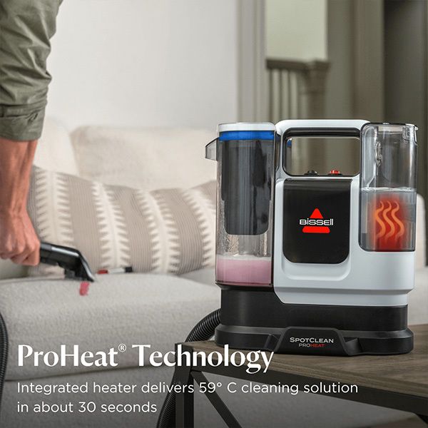 Bissell SpotClean ProHeat 3924N - מכונת ניקוי ריפודים חשמלית עוצמתית | יבואן רשמי – תמונה 9