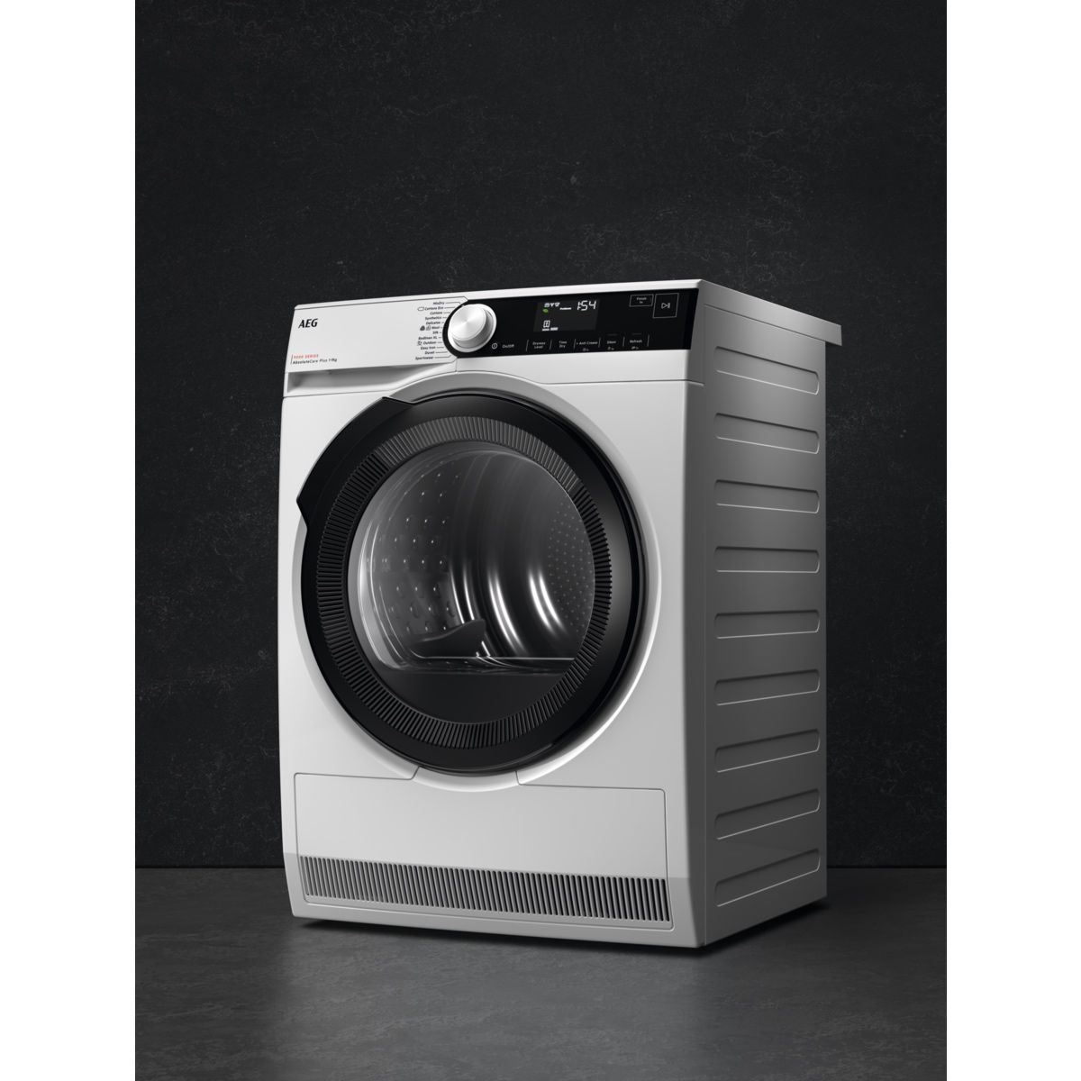 AEG T7384OBCM מייבש כביסה 8 ק"ג בטכנולוגיית Heat Pump אינוורטר בצבע לבן | יבואן רשמי