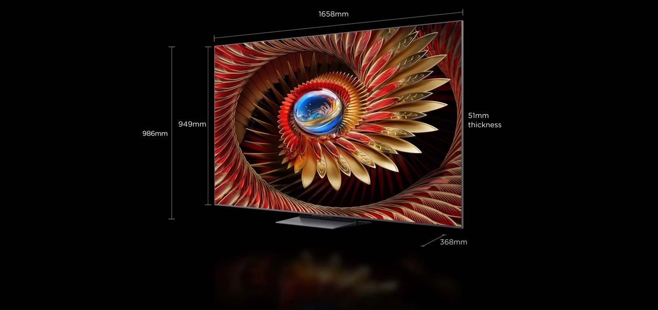 TCL 65C8K QD-Mini LED: טלוויזיית 65 אינץ' עם 4500 ניטים ו-Bang & Olufsen | יבואן רשמי – תמונה 5
