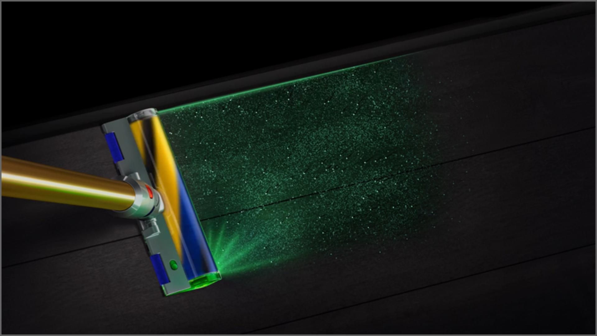 Dyson V15 Detect Extra SV22 – שואב אבק אלחוטי חכם 230AW עם Fluffy Optic ו-HEPA | יבואן רשמי – תמונה 8