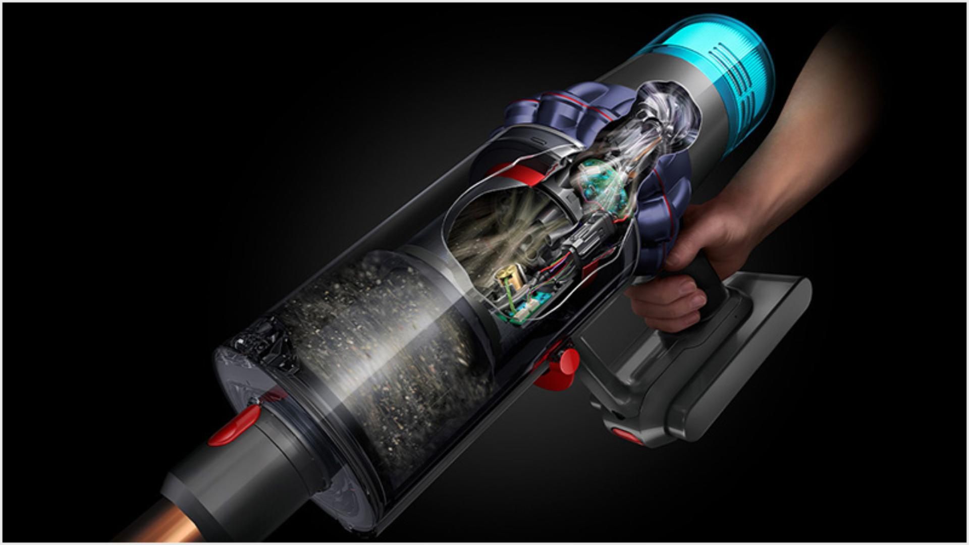 Dyson V15 Detect Extra SV22 – שואב אבק אלחוטי חכם 230AW עם Fluffy Optic ו-HEPA | יבואן רשמי – תמונה 10