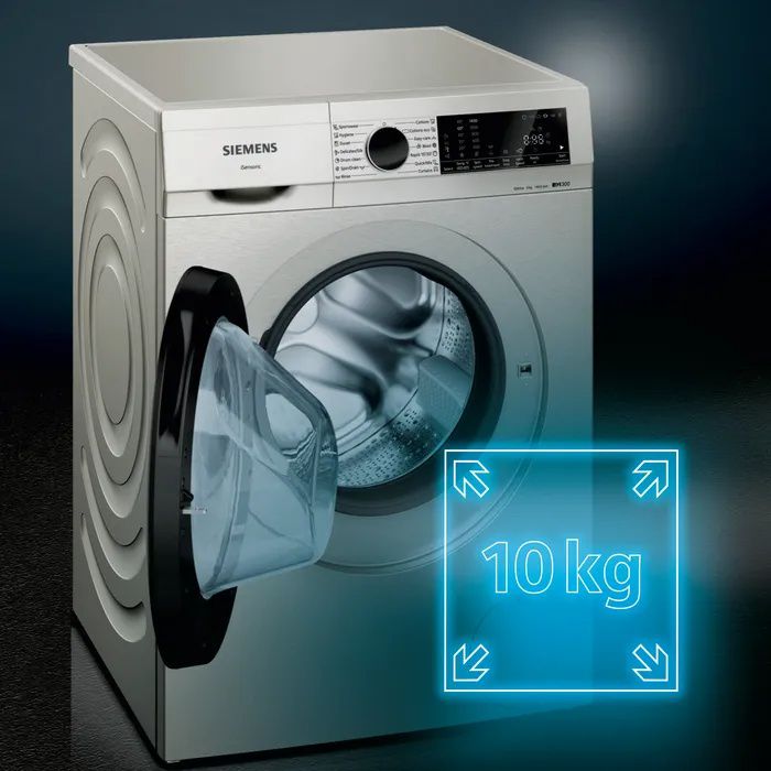 Siemens WG56H209IL מכונת כביסה 10 ק"ג פתח קדמי 1600 סל"ד iQ500 – תמונה 3