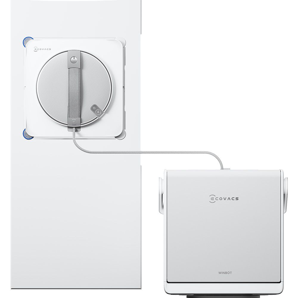 רובוט לניקוי חלונות ECOVACS WINBOT W2S OMNI – עוצמת 8000Pa עם תחנת OMNI וניקוי קצוות TruEdge™ | יבואן רשמי – תמונה 6