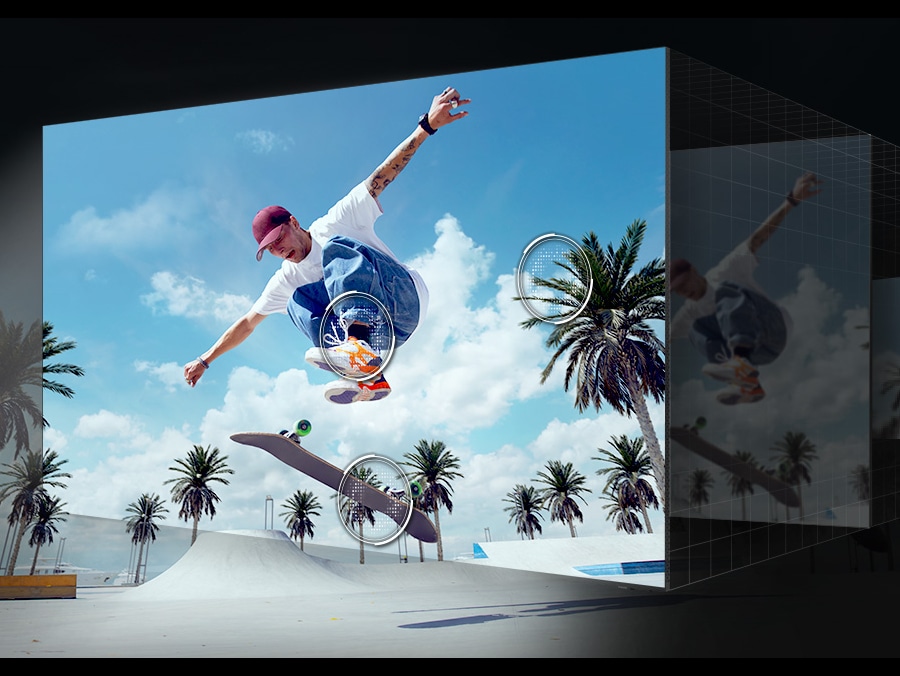 טלוויזיית Samsung QLED 4K עם מעבד Quantum Processor 4K: איכות תמונה וסאונד חסרת תקדים בתמונה זו רואים טלוויזיית Samsung QLED 4K המתקדמת עם מעבד Quantum Processor 4K החדשני. מעבד זה שונה לחלוטין מהמעבד Crystal Processor 4K, ומציע איכות תמונה וסאונד חסרות תקדים.