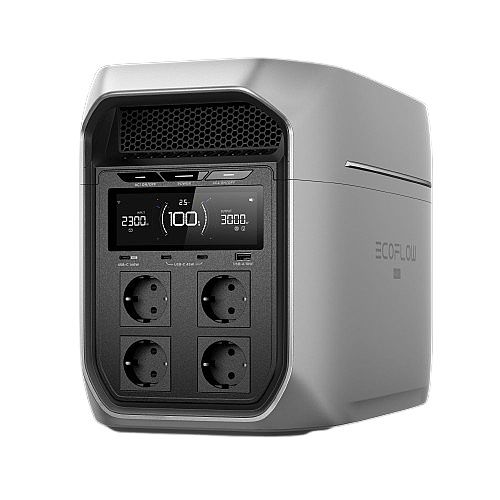 תחנת כוח ניידת EcoFlow DELTA 3 Max Plus בקיבולת 2048Wh והספק 3000W לבית ולקמפינג יבואן רשמי – תמונה 7