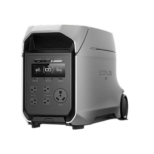 תחנת כוח ניידת לבית EcoFlow DELTA 3 ULTRA 3600 בקיבולת 3072Wh עם סוללת LFP לגיבוי חירום יבואן רשמי – תמונה 2