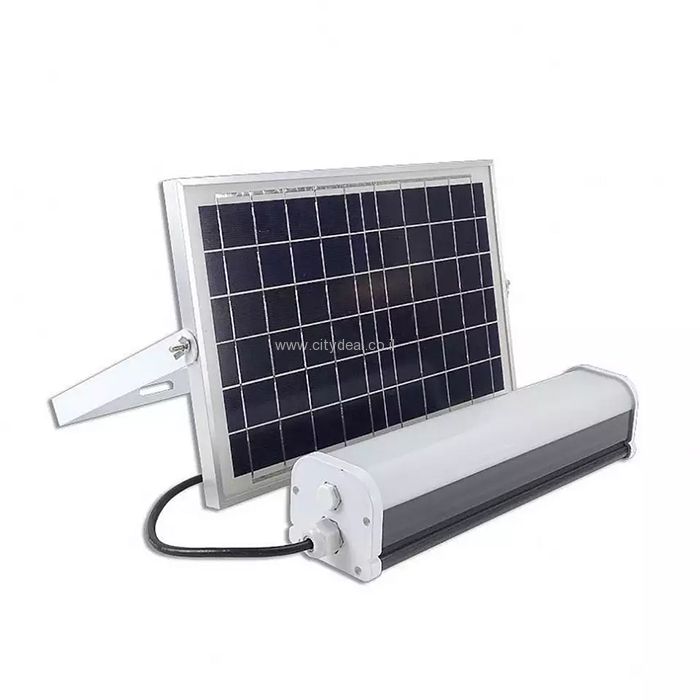 קיט תאורת לד סולארית לחרום/סוכה/מחסן NEWTEC 60W 10000Mah 600*60*45MM דגם ZD-DD-F – תמונה 2