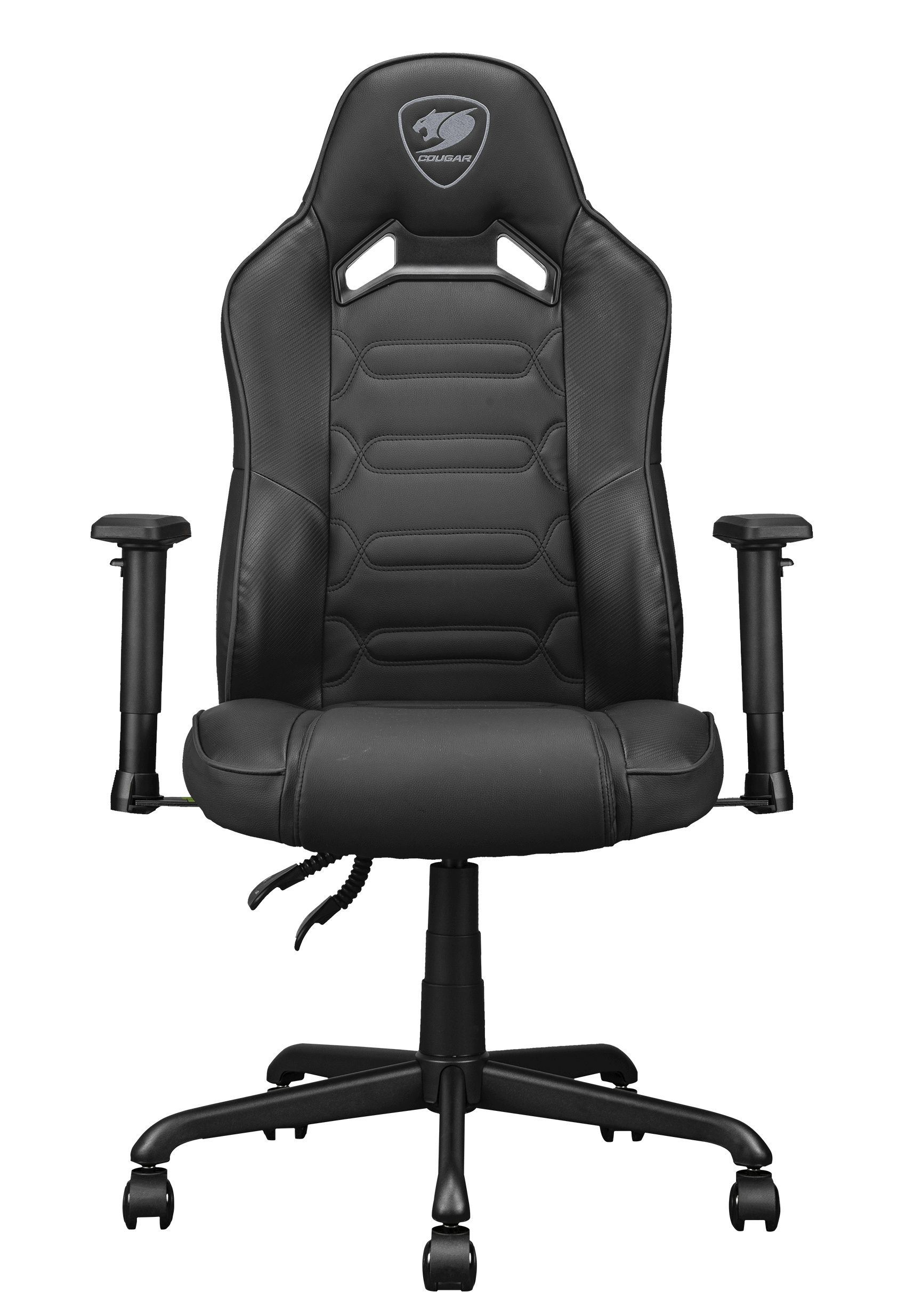 כיסא גיימינג COUGAR Fusion S BLACK ארגונומי שחור עם תמיכת 3D, בוכנה Class 4 ומושב קוגר יבואן רשמי – תמונה 3