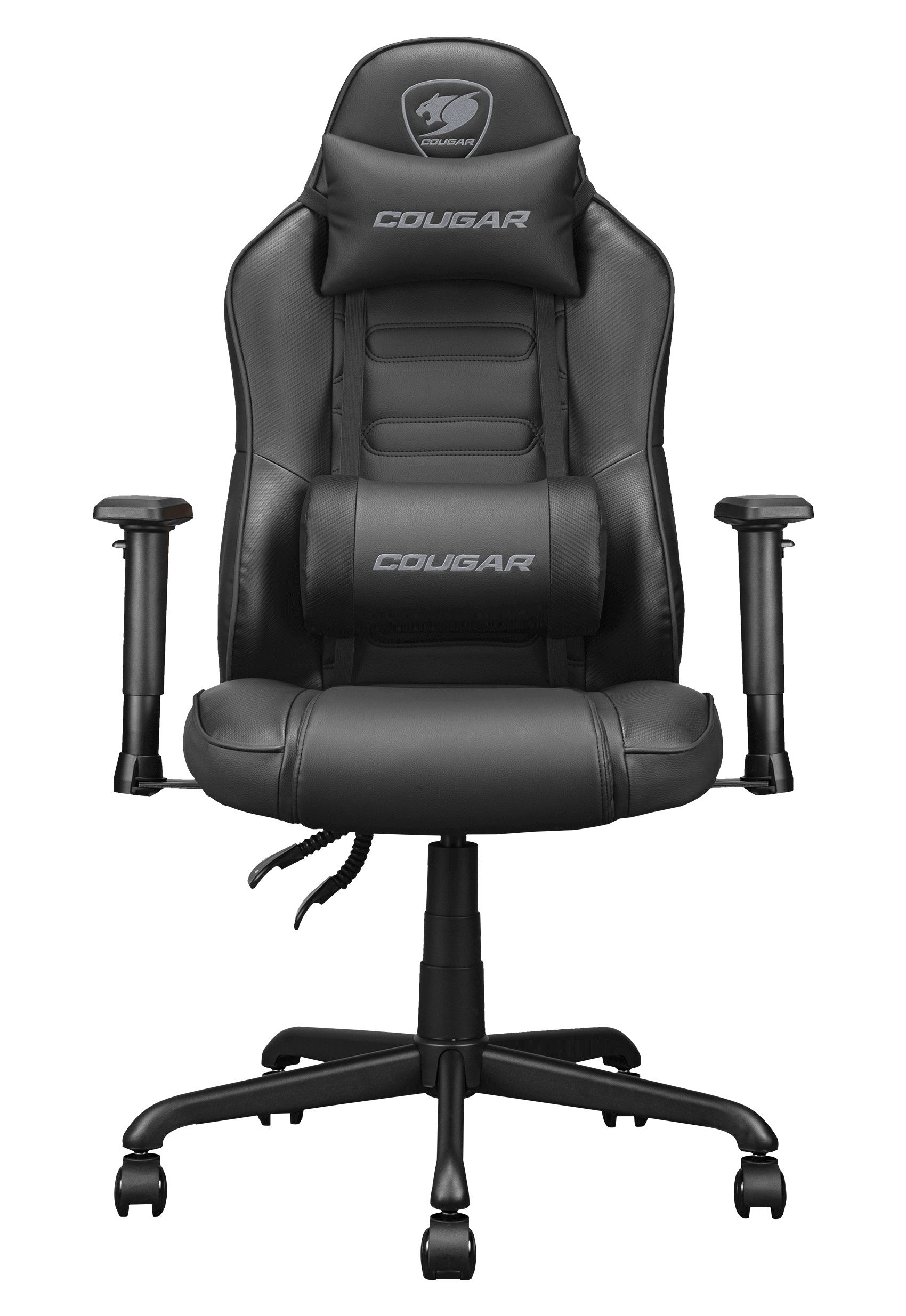 כיסא גיימינג COUGAR Fusion S BLACK ארגונומי שחור עם תמיכת 3D, בוכנה Class 4 ומושב קוגר יבואן רשמי – תמונה 5