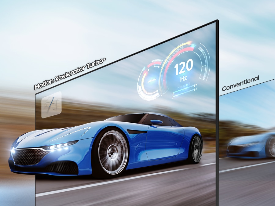 Samsung QE55QN90C עם Motion Xcelerator Turbo Plus וקצב רענון גבוה לגיימינג