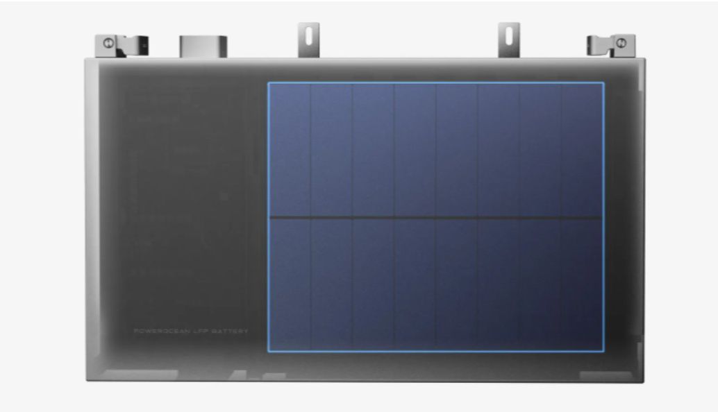 מודול BMS משולב בכל סוללת ECOFLOW POWER OCEAN - פירוט טכני ויזואלי