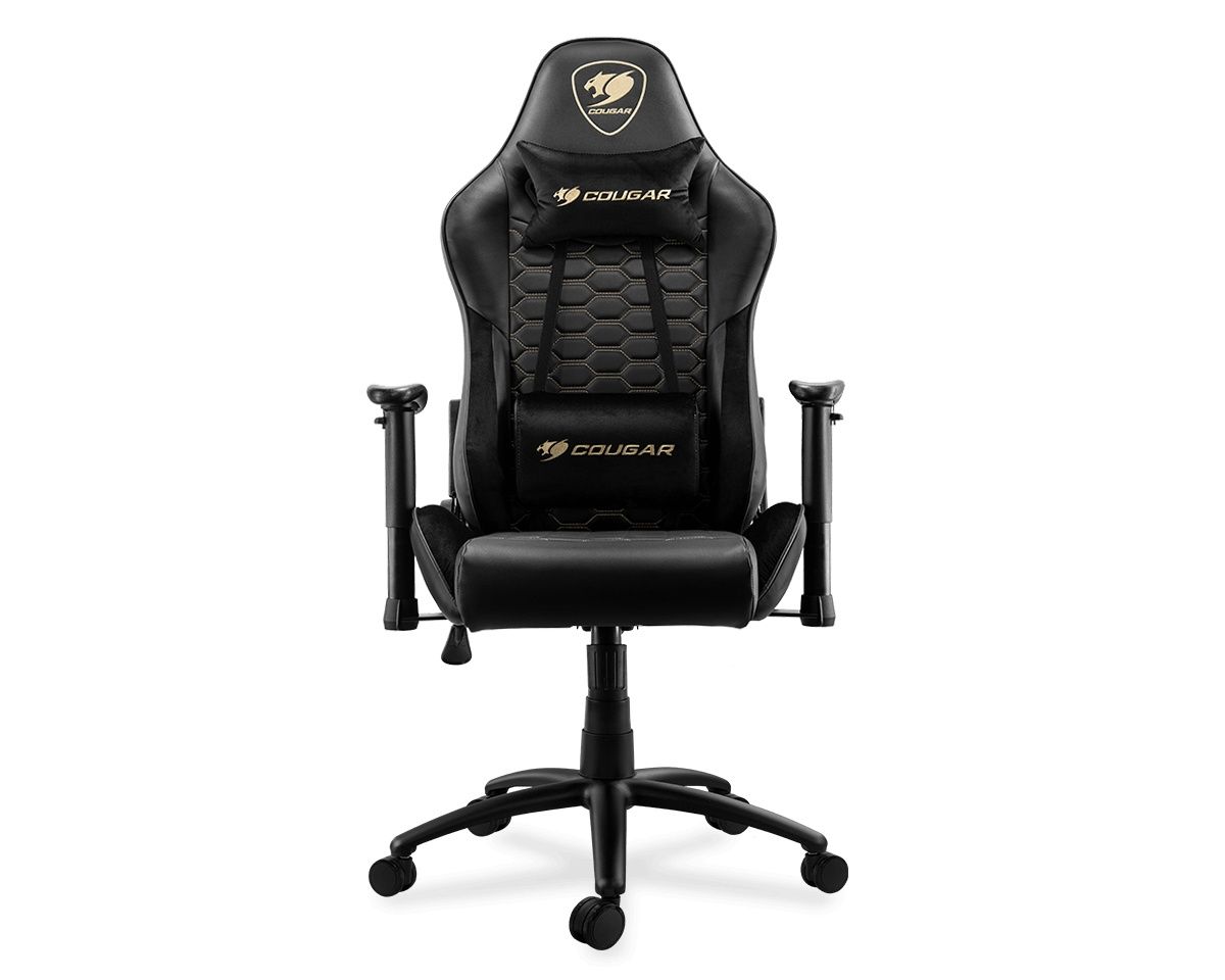 כיסא גיימינג קוגר COUGAR Outrider Royal מקצועי עם שלדת פלדה, עור PVC נושם ובוכנה Class 4 עד 120 ק"ג יבואן רשמי