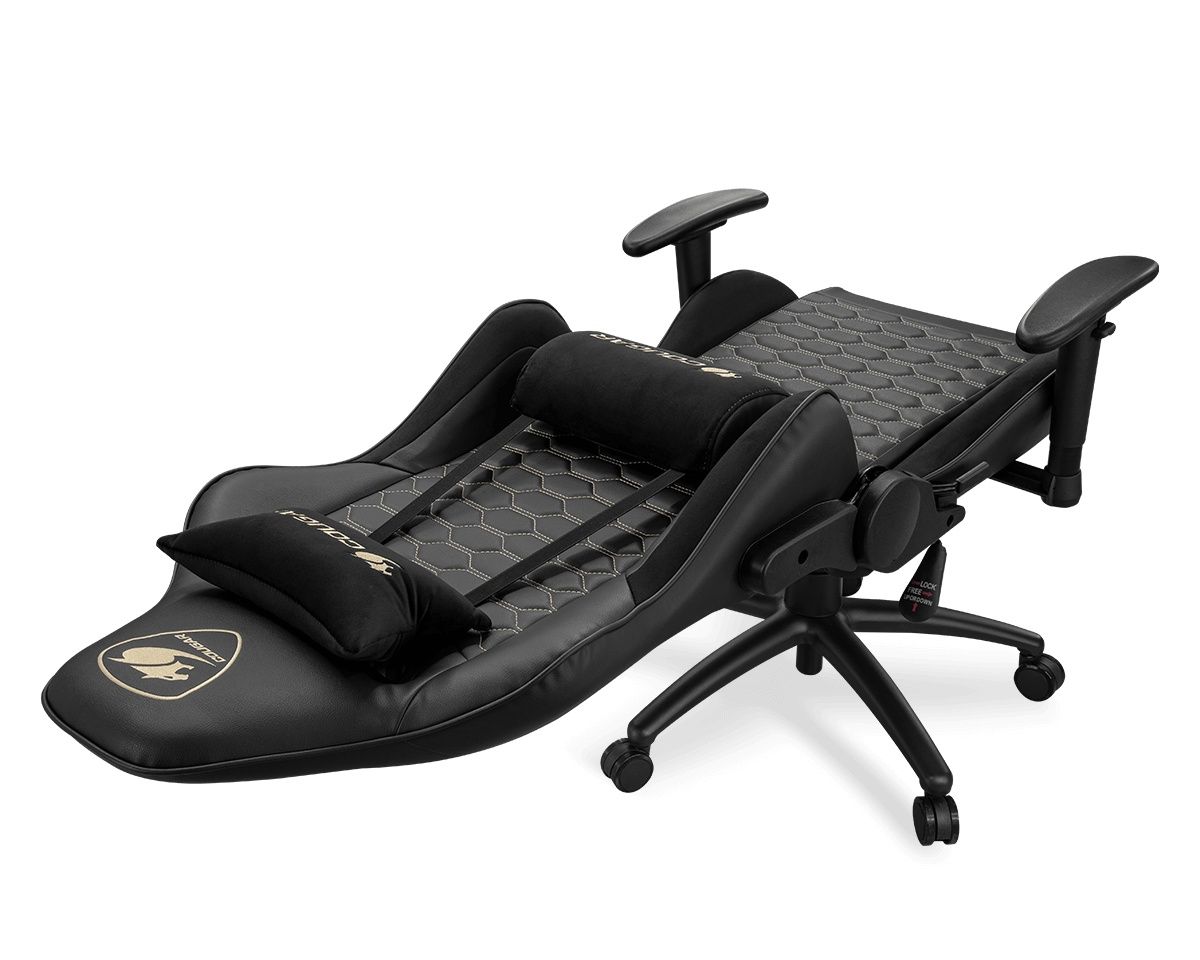 כיסא גיימינג קוגר COUGAR Outrider Royal מקצועי עם שלדת פלדה, עור PVC נושם ובוכנה Class 4 עד 120 ק"ג יבואן רשמי – תמונה 5