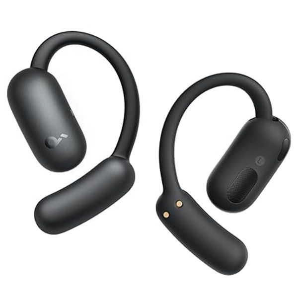 soundcore AeroFit 2 - אוזניות Open Ear בצבע שחור עם תרגום AI בזמן אמת | יבואן רשמי – תמונה 3
